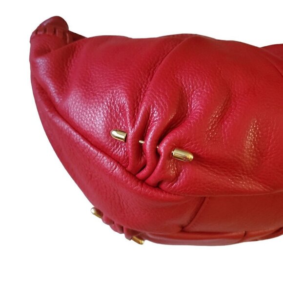 orYany Red Leather Tote - Picture 7 of 8